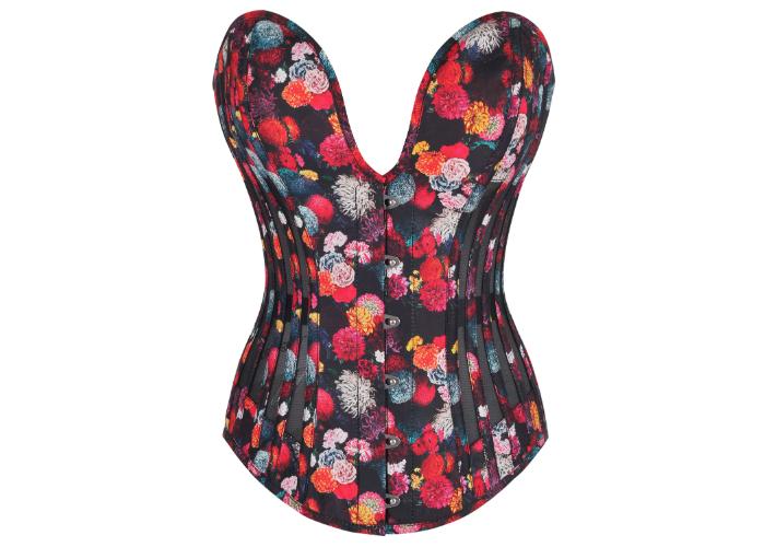 mesh corset , waspie mesh corset , waspie corse top, mesh corset top