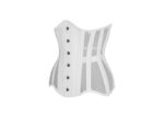 mesh corset , waspie mesh corset , waspie corse top, mesh corset top