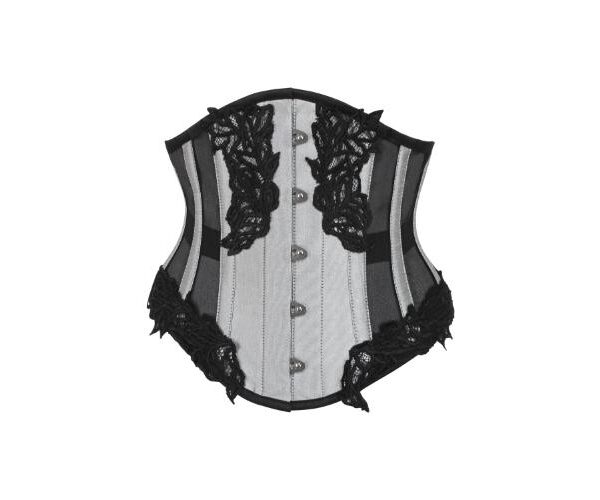mesh corset , waspie mesh corset , waspie corse top, mesh corset top