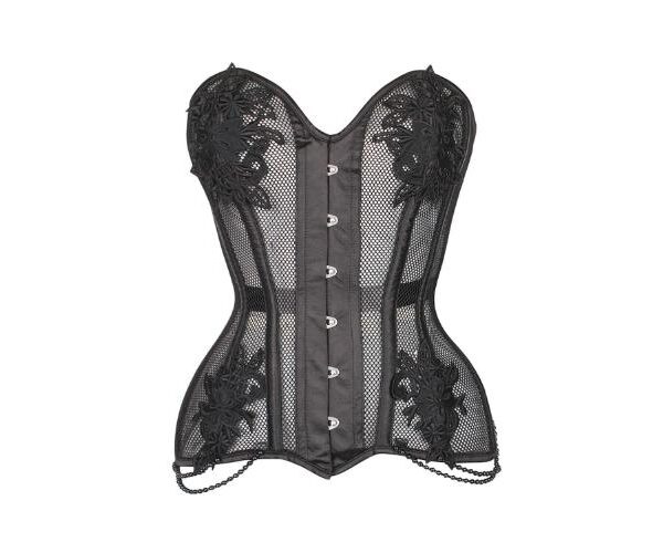 mesh corset , waspie mesh corset , waspie corse top, mesh corset top