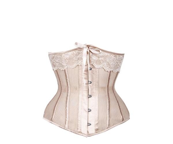 mesh corset , waspie mesh corset , waspie corse top, mesh corset top