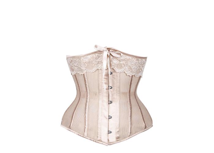 mesh corset , waspie mesh corset , waspie corse top, mesh corset top