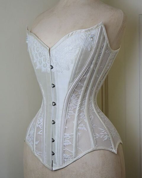 ory Lace Bridal Overbust Corset